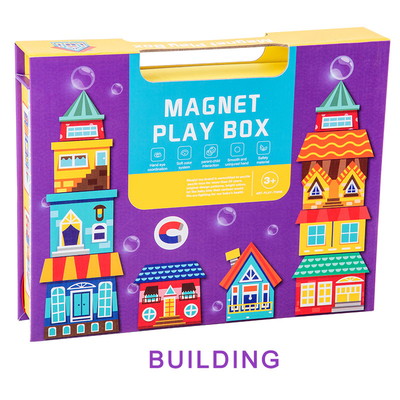 Un buon prezzo. Pre-scuola Magnetic Jigsaw Puzzle Magnet Play Box Blocchi di costruzione in linea