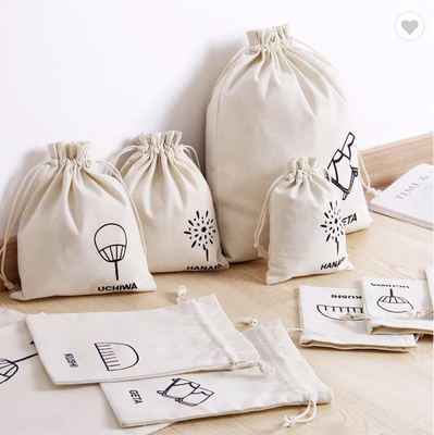 Un buon prezzo. Borsa di tessuto di cotone di muslino colorato personalizzato in linea