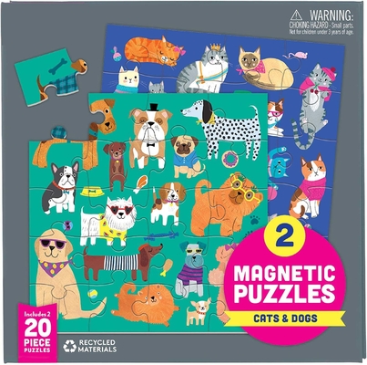 Un buon prezzo. Gatti Cani Puzzle Magnetico 6.5 x 6.5 